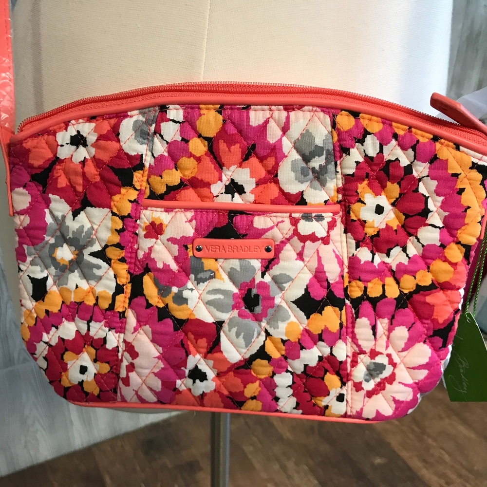 Vera Bradley Curvy Crossbody Pixie Booms $55 - Picture 6 of 6